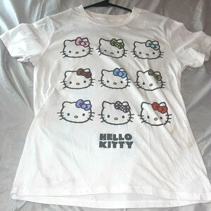 White hello kitty shirt